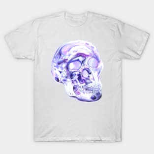 Blue and Purple Skull T-Shirt